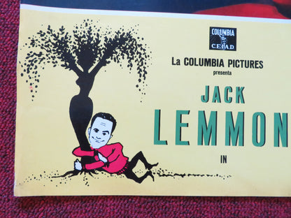 UNDER THE YUM YUM TREE- D ITALIAN FOTOBUSTA POSTER JACK LEMMON C. LYNLEY 1963