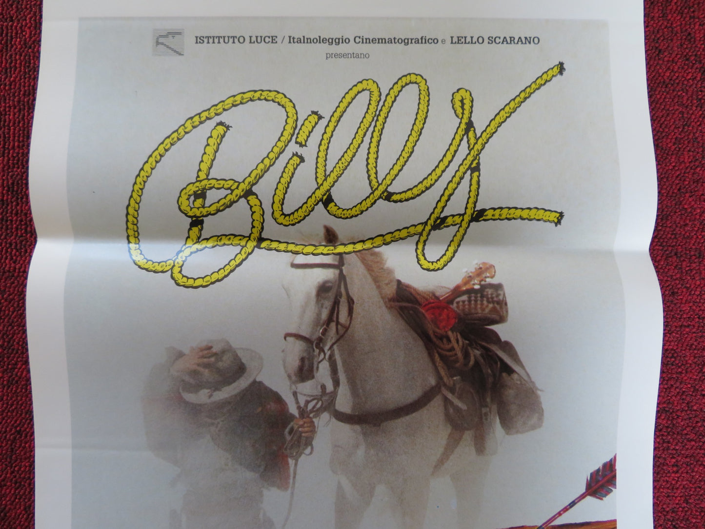 BILLY ITALIAN LOCANDINA POSTER FRANCESCO BLASIO SARAH LOU DURIEZ 1991