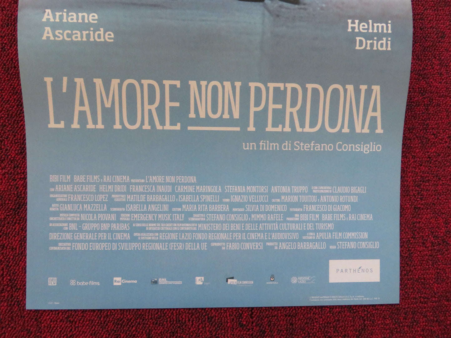 L'AMOUR NE PARDONNE PAS ITALIAN LOCANDINA POSTER ARIANE ASCARIDE H. DRIDI 2015