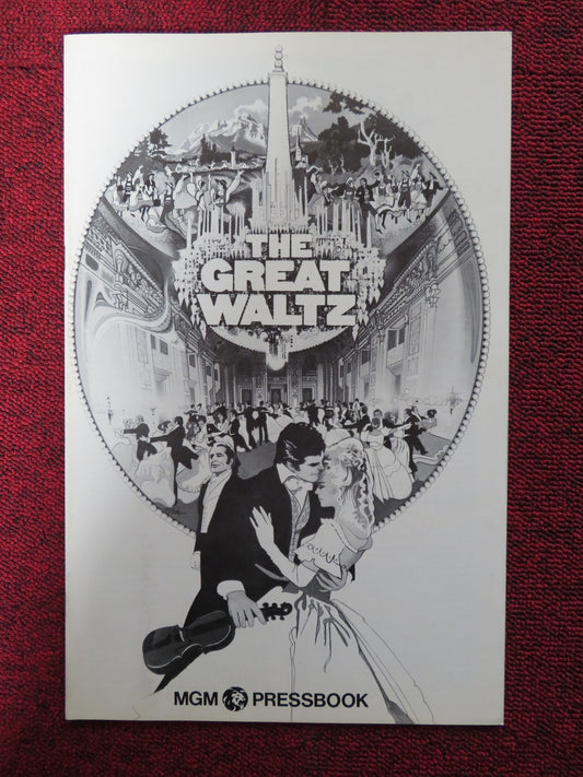 THE GREAT WALTZ - PRESSBOOK UNCUT MGM HORST BUCHHOLZ MARY COSTA 1972