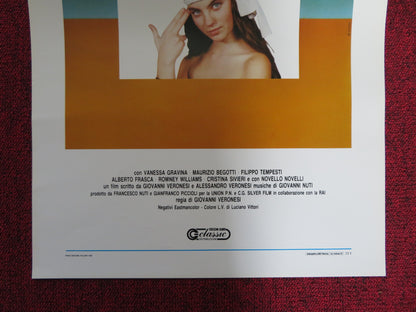 MARAMAO ITALIAN LOCANDINA POSTER VANESSA GRAVINA MAURIZIO BEGOTTI 1987