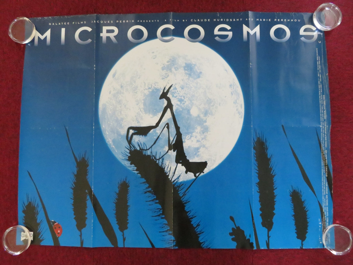 MICROCOSMOS UK QUAD ROLLED POSTER JACQUES PERRIN KRISTIN SCOTT THOMAS 1996