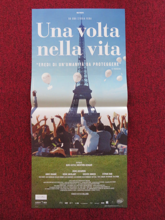 UNA VOLTA NELLA VITA ITALIAN LOCANDINA POSTER AHMED DRAME NOEMIE MERLANT 2014