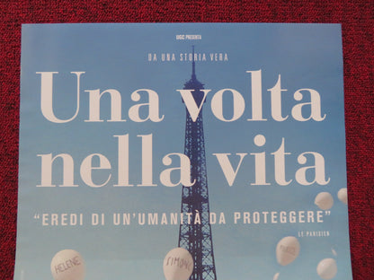 UNA VOLTA NELLA VITA ITALIAN LOCANDINA POSTER AHMED DRAME NOEMIE MERLANT 2014