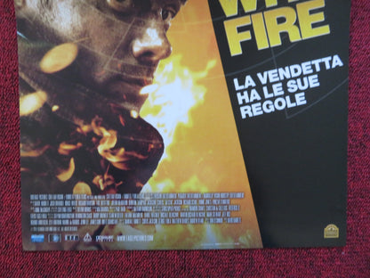 FIRE WITH FIRE ITALIAN LOCANDINA POSTER JOSH DUHAMEL BRUCE WILLIS 2012