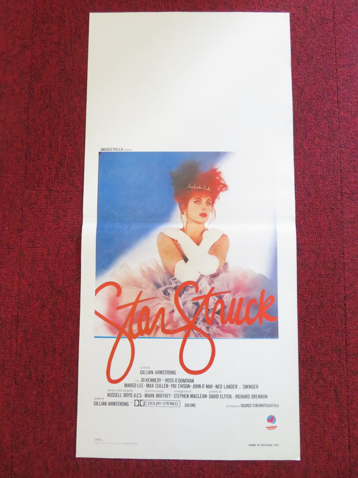 STARSTRUCK ITALIAN LOCANDINA POSTER JO KENNEDY ROSS O'DONOVAN 1985