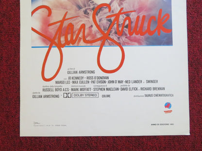 STARSTRUCK ITALIAN LOCANDINA POSTER JO KENNEDY ROSS O'DONOVAN 1985