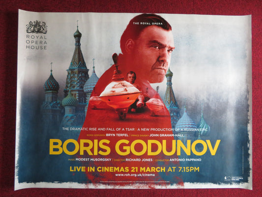 BORIS GODUNOV UK QUAD (30"x 40") ROLLED POSTER BRYN TERFEL ROYAL OPERA HOUSE '16