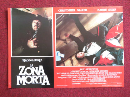 THE DEAD ZONE - C ITALIAN FOTOBUSTA POSTER KING CRONENBERG WALKEN SHEEN 1983