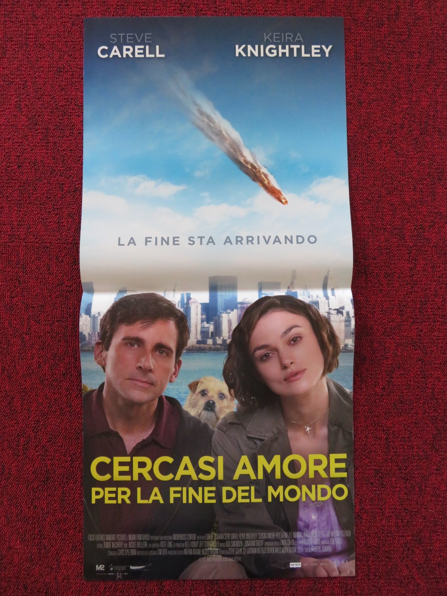 SEEKING A FRIEND FOR THE END OF THE WORLD ITALIAN LOCANDINA POSTER CARELL 2012