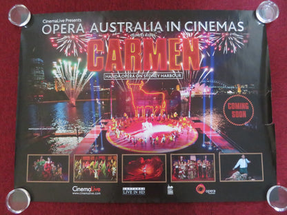 CARMEN HANDA OPERA ON SYDNEY HARBOUR UK QUAD ROLLED POSTER OPERA AUSTRALIA 2013