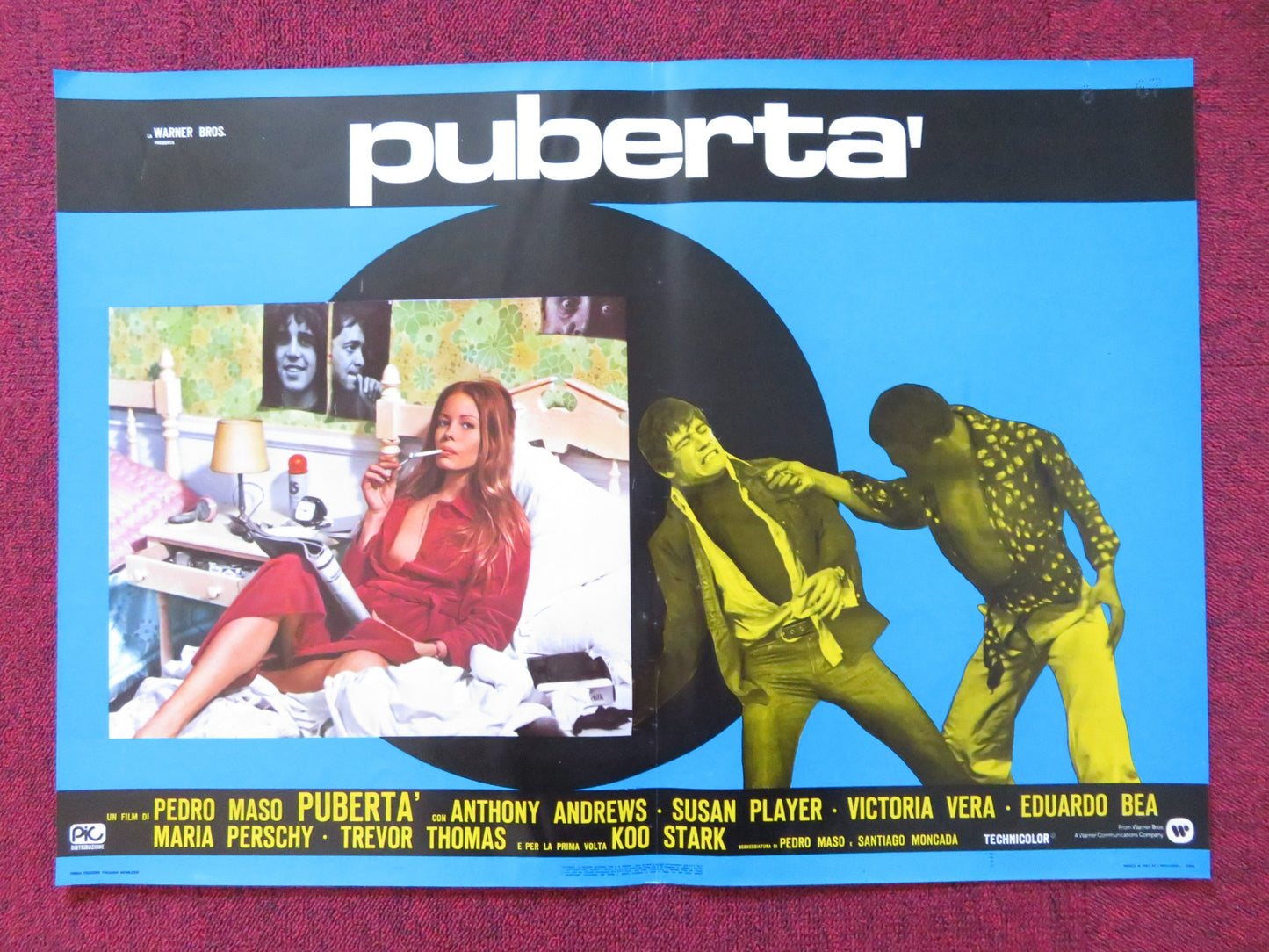 PUBERTA' / THE ADOLESCENTS -F ITALIAN FOTOBUSTA POSTER ANTHONY ANDREWS 1975