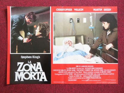 THE DEAD ZONE - F ITALIAN FOTOBUSTA POSTER KING CRONENBERG WALKEN SHEEN 1983