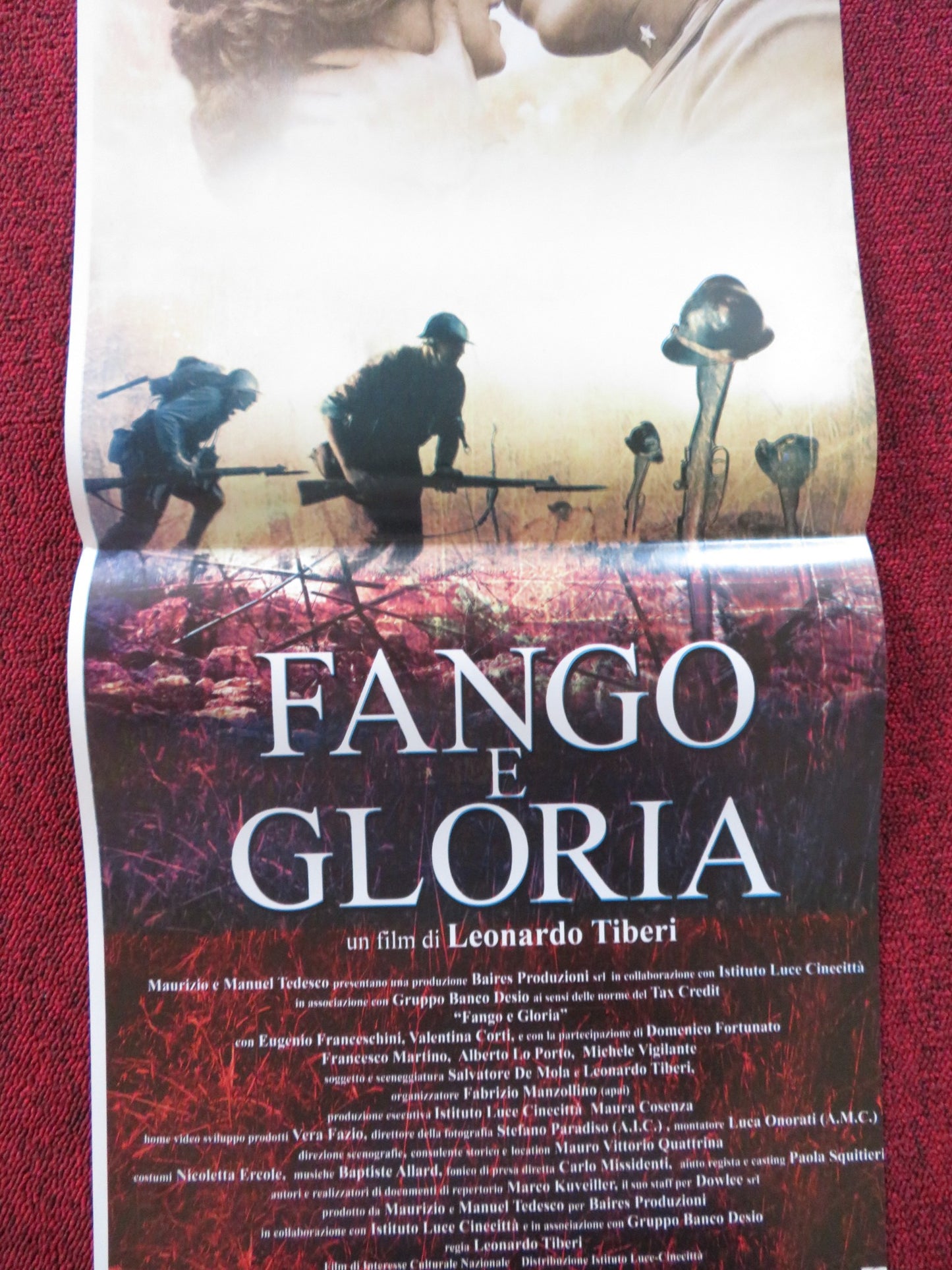 FANGO E GLORIA ITALIAN LOCANDINA POSTER EUGENIO FRANCESCHINI V. CORTI 2014