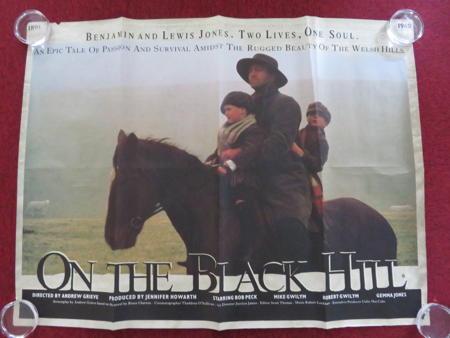 ON THE BLACK HILL UK QUAD ROLLED POSTER BOB PECK GEMMA JONES 1998