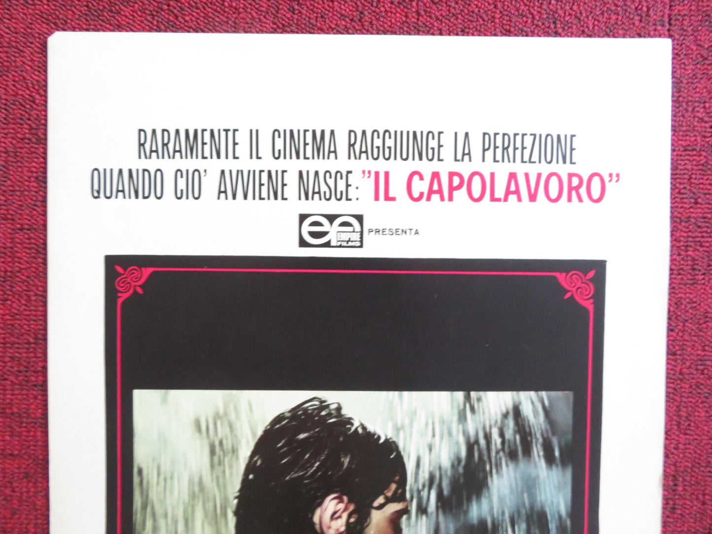 UNA STORIA D'AMORE ITALIAN LOCANDINA POSTER ANNA MOFFO GIANNI MACCHIA 1969