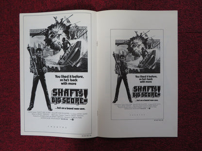 SHAFT'S BIG SCORE  - PRESSBOOK UNCUT MGM RICHARD ROUNDTREE MOSES GUNN 1972