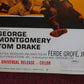 WARKILL US INSERT (14"x 36") POSTER GEORGE MONTGOMERY TOM DRAKE 1968