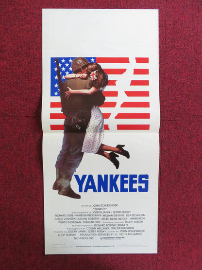 YANKEES ITALIAN LOCANDINA POSTER RICHARD GERE VANESSA REDGRAVE  1980