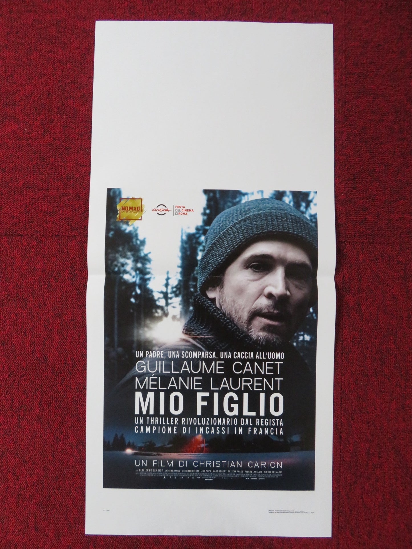 MY SON ITALIAN LOCANDINA POSTER GUILLAUME CANET MELANIE LAURENT 2017