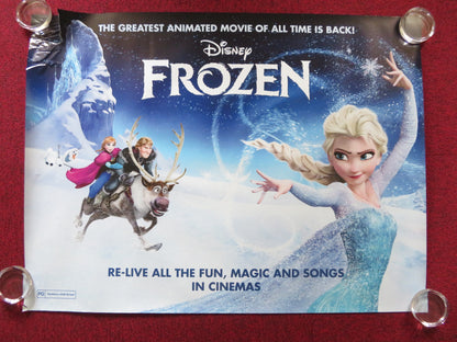 FROZEN UK QUAD (30"x 40") ROLLED POSTER DISNEY KRISTEN BELL IDINA MENZEL 2013