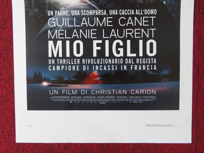 MY SON ITALIAN LOCANDINA POSTER GUILLAUME CANET MELANIE LAURENT 2017