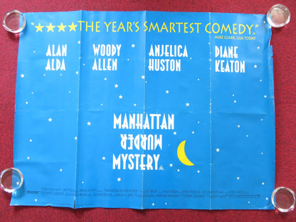 MANHATTAN MURDER MYSTERY UK QUAD (30"x 40") ROLLED POSTER WOODY ALLEN 1993