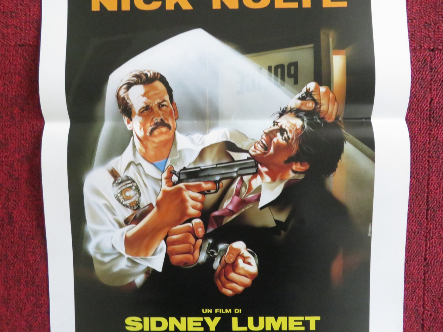 Q&A ITALIAN LOCANDINA POSTER NICK NOLTE TIMOTHY HUTTON 1990