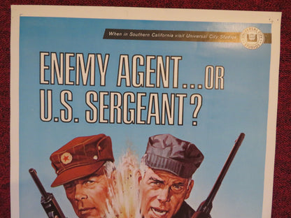 SERGEANT RYKER US INSERT (14"x 36") POSTER BRADFORD DILLMAN VERA MILES 1968