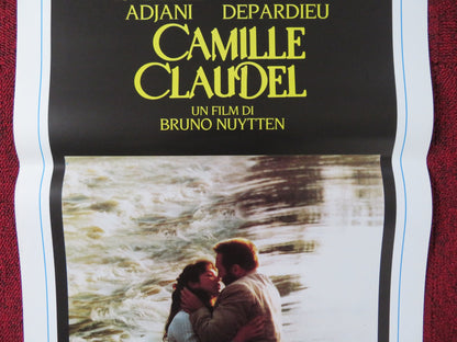 CAMILLE CLAUDEL ITALIAN LOCANDINA POSTER ISABELLE ADJANI GERARD DEPARDIEU 1989