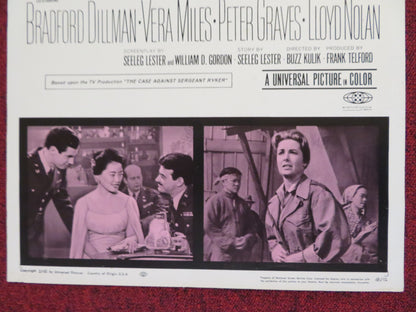 SERGEANT RYKER US INSERT (14"x 36") POSTER BRADFORD DILLMAN VERA MILES 1968