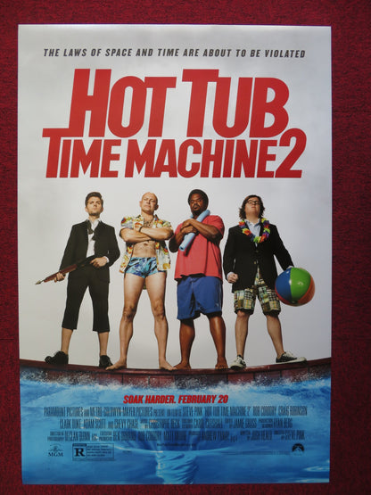 HOT TUB TIME MACHINE 2 US ONE SHEET ROLLED POSTER ROB CORDDRY C. ROBINSON 2015