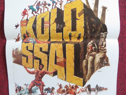 KOLOSSAL - I MAGNIFICI MACISTI ITALIAN LOCANDINA POSTER CHELO ALONSO 1977