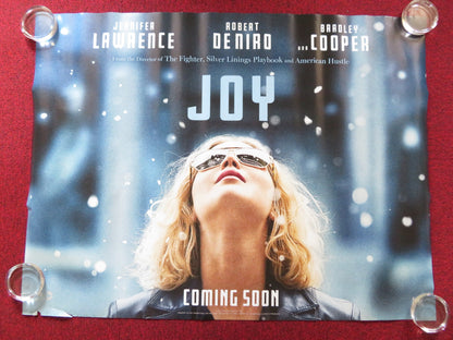 JOY UK QUAD (30"x 40") ROLLED POSTER JENNIFER LAWRENCE ROBERT DE NIRO 2015