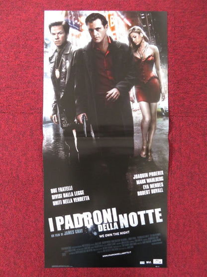 WE OWN THE NIGHT ITALIAN LOCANDINA POSTER JOAQUIN PHOENIX MARK WAHLBERG 2007