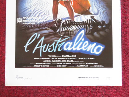 AS TIME GOES BY ITALIAN LOCANDINA POSTER BRUNO LAWRENCE NIQUE NEEDLES 1988