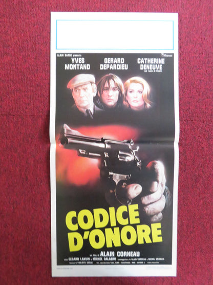 CHOICE OF ARMS ITALIAN LOCANDINA POSTER YVES MONTAND GERARD DEPARDIEU 1982