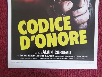 CHOICE OF ARMS ITALIAN LOCANDINA POSTER YVES MONTAND GERARD DEPARDIEU 1982