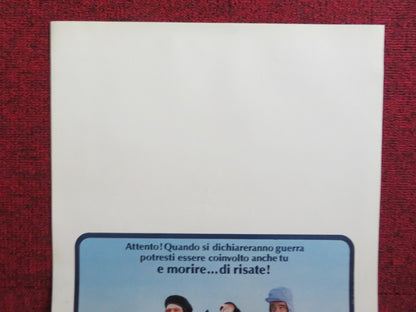 THE SURVIVORS ITALIAN LOCANDINA POSTER WALTER MATTHAU ROBIN WILLIAMS 1983