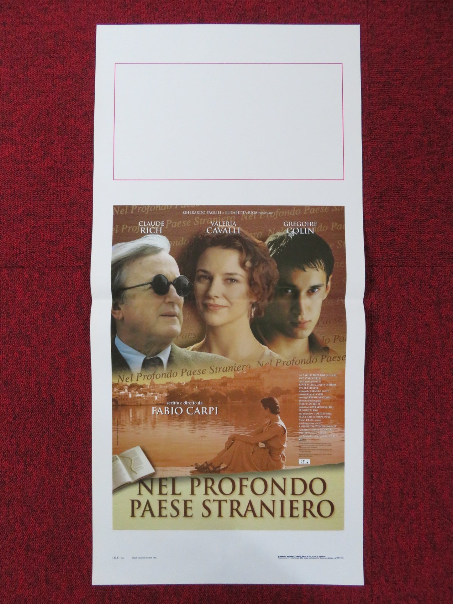 NEL PROFONDO PAESE STRANIERO ITALIAN LOCANDINA POSTER CLAUDE RICH 1997