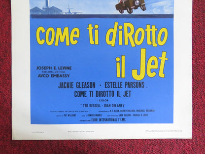 DON'T DRINK THE WATER ITALIAN LOCANDINA POSTER JACKIE GLEESON E. PARSONS 1970