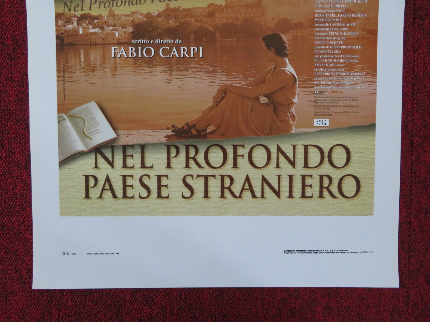 NEL PROFONDO PAESE STRANIERO ITALIAN LOCANDINA POSTER CLAUDE RICH 1997