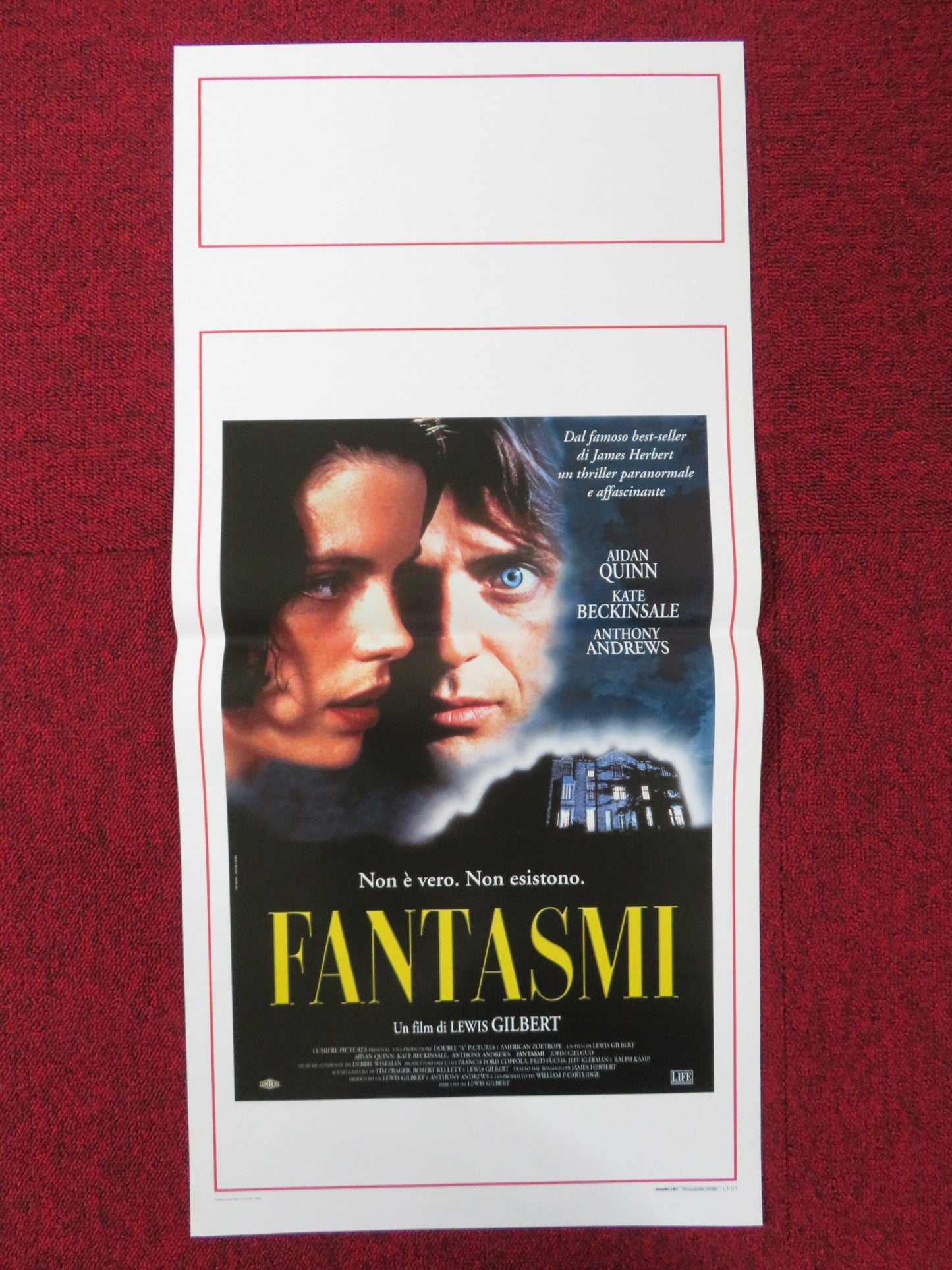 HAUNTED ITALIAN LOCANDINA POSTER AIDAN QUINN KATE BECKINSALE 1998