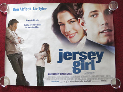 JERSEY GIRL UK QUAD ROLLED POSTER BEN AFFLECK LIV TYLER 2004