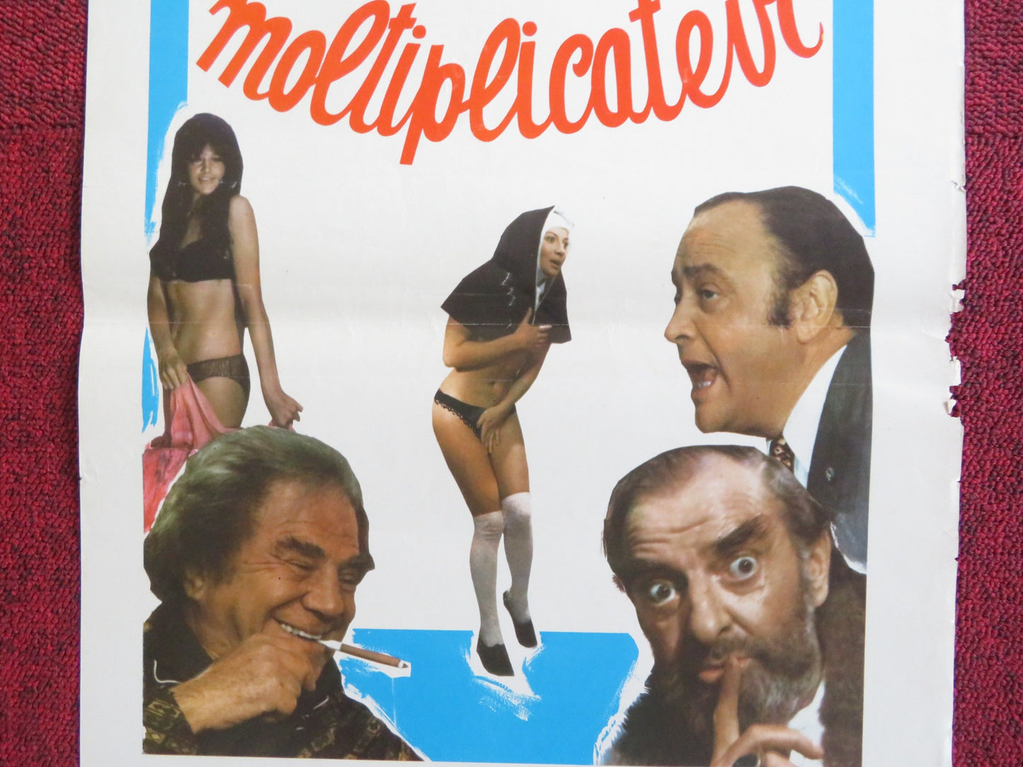 CRESCETE E MOLTIPLICATERI ITALIAN LOCANDINA POSTER RAYMOND PELLEGRIN 1973