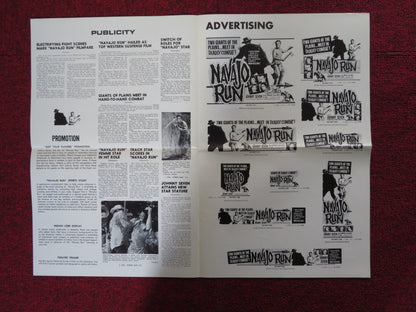 NAVAJO RUN - PRESSBOOK UNCUT AMERICAN INTERNATIONAL JOHNNY SEVEN WARREN 1964