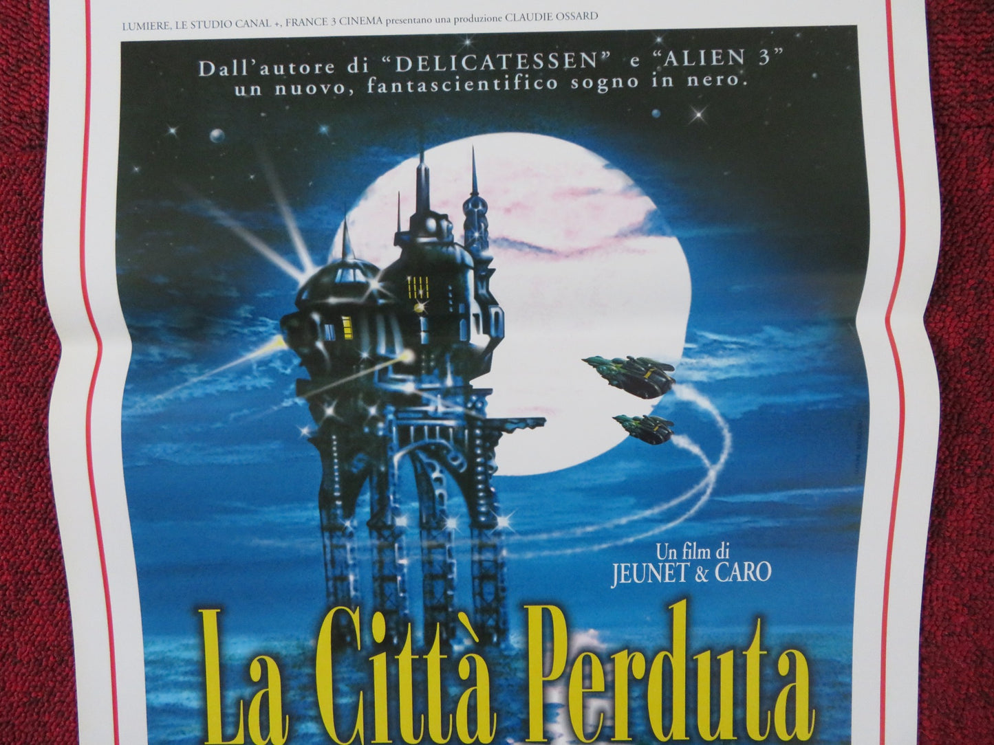 THE CITY OF LOST CHILDREN ITALIAN LOCANDINA POSTER RON PERLMAN D. EMILFORK 1998