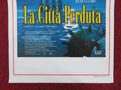 THE CITY OF LOST CHILDREN ITALIAN LOCANDINA POSTER RON PERLMAN D. EMILFORK 1998