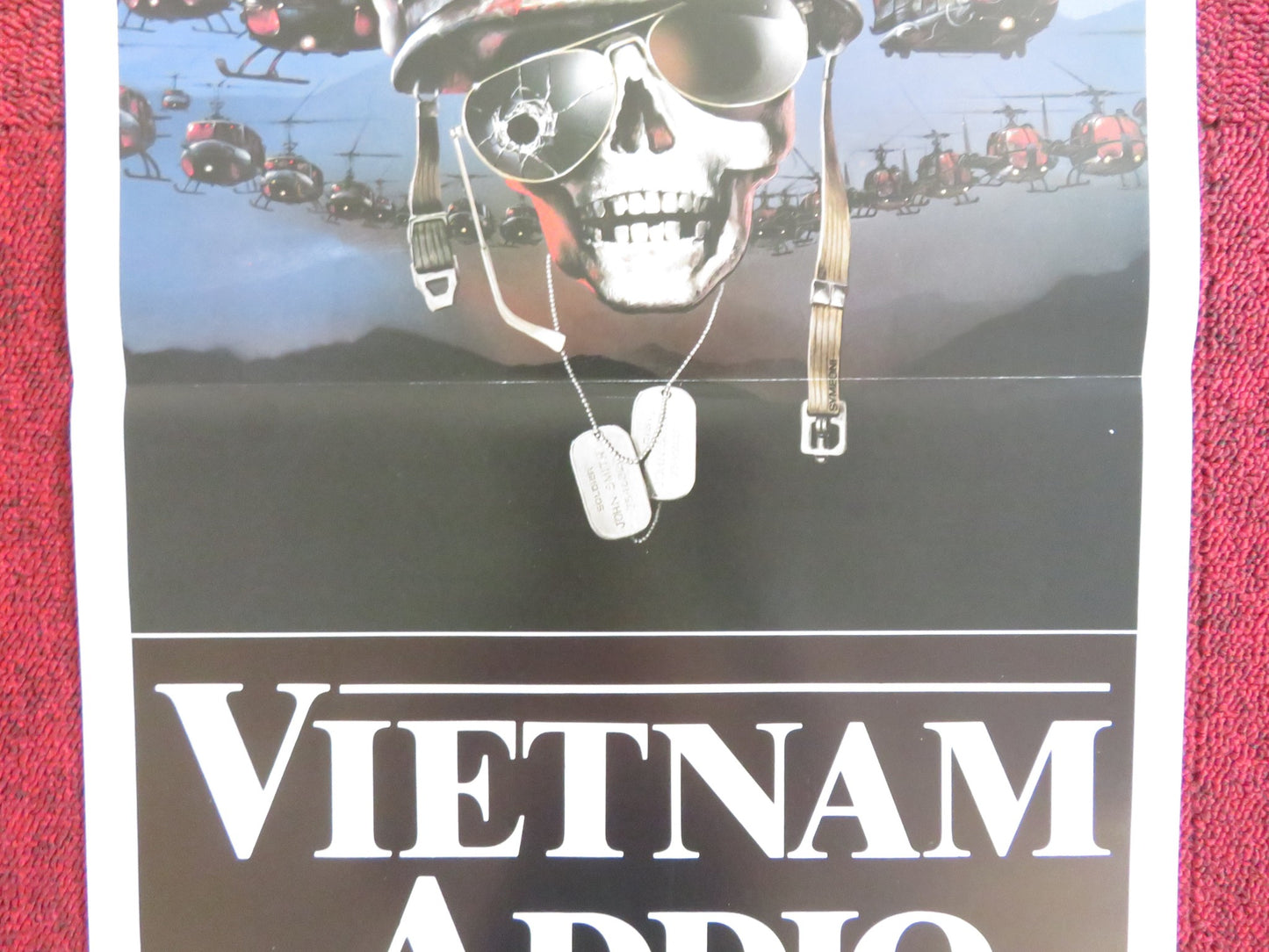 VIETNAM ADDIO ITALIAN LOCANDINA POSTER TERENCE KNOX STEPHEN CAFFREY 1988