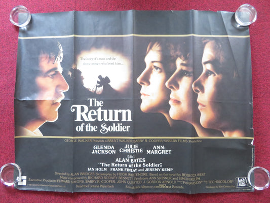 THE RETURN OF THE SOLDIER UK QUAD (30"x 40") ROLLED POSTER JULIE CHRISTIE 1982